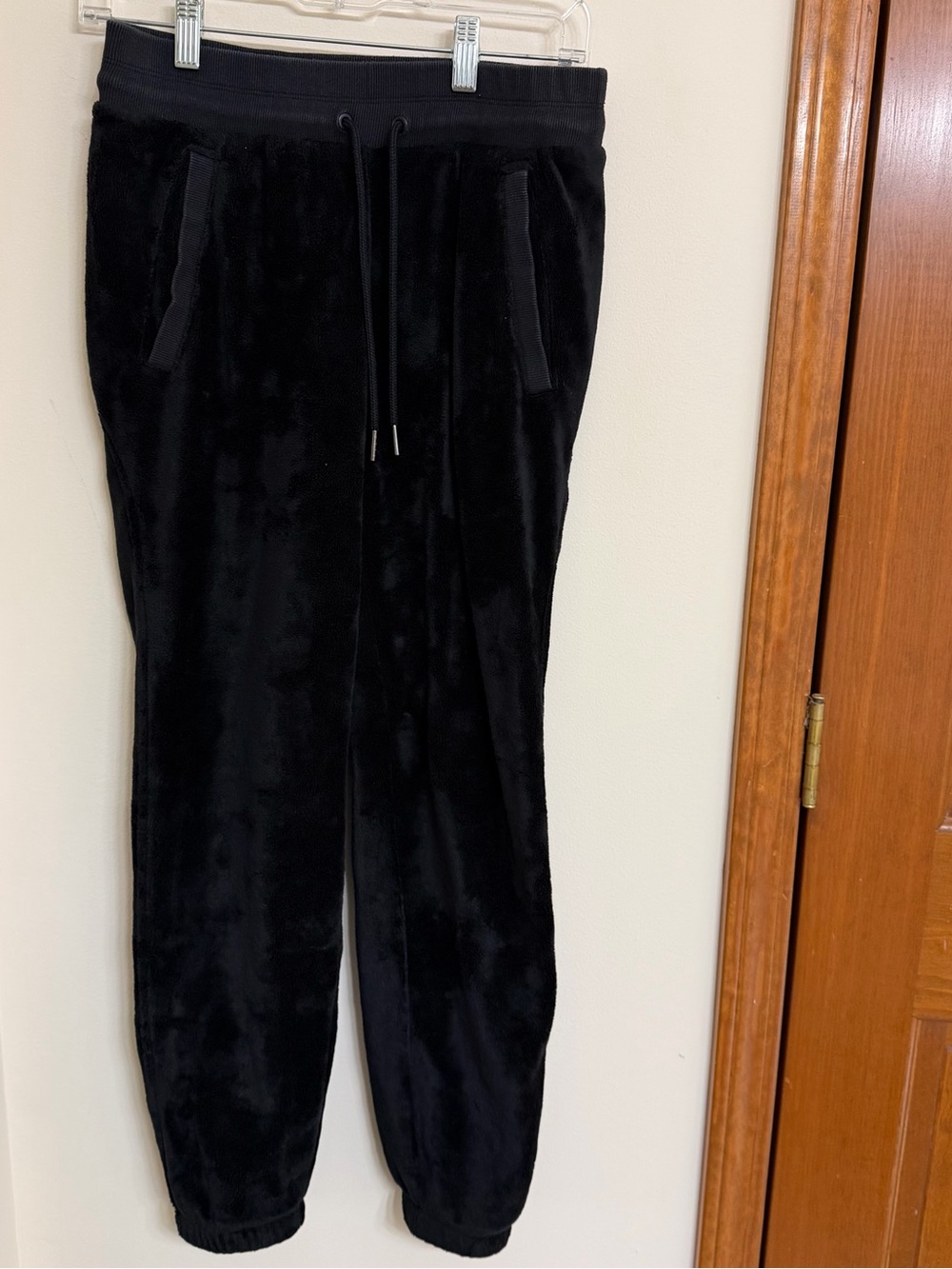 Athleta Black Plush Jogger Pants